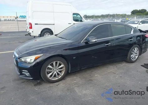 2015 Infiniti Q50 Premium z USA, uszkodzony, nr VIN JN1BV7AP3FM338852